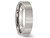Mens 5mm Comfort Fit Titanium Wedding Band Ring - 28QGG0008GF-11