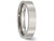 Ladies or Mens Chisel Titanium 5mm Comfort Fit Wedding Band Ring - 28QGG0155GF-6