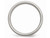 Mens Chisel 6mm Comfort Fit Satin Titanium Wedding Band Ring with Sterling Silver Inlay - 28QGG0210GF-10.5