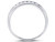 Mens Diamond Wedding Band Ring 1/4 Carat (ctw H-I , I1-I2) in 14K White Gold - 08GDG116925W-12