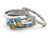 Citrine & Blue Topaz Butterfly Ring 1/2 Carat (ctw) in Sterling Silver - 68QGG0327MG-6