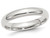 Ladies Comfort Fit 4mm Wedding Band Ring in Sterling Silver - 68QGG04040GF-12.5