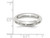 Ladies Comfort Fit 4mm Wedding Band Ring in Sterling Silver - 68QGG04040GF-12.5