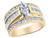 2.00 Carat (ctw G-H, I1-I2) Diamond Marquise Engagement Ring in 14K Yellow Gold - 08GDG3810200-7.5