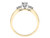 Diamond Marquise Engagement Ring & Wedding Band Set 1/2 Carat (ctw) in 14K Yellow Gold - 08GDG250650-7