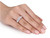 1.50 Carat (ctw) Lab-Created White Sapphire Engagement Ring in Sterling Silver - 68DLG1001018CWS-6