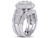 Diamond Engagement Ring & Wedding Band Bridal Set 2.46 Carat (ctw Color H-I Clarity I2-I3) in 10K White Gold - 08DLG1001913W-6