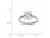 14K White Gold Cushion Cut Aquamarine Ring 2.00 Carat (ctw) - 08QGG8939W-7