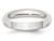 Mens 4mm Wedding Band Ring in Sterling Silver - 68QGG1040GM-11