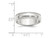 Ladies or Mens Sterling Silver 6mm Milgrain Wedding Band Ring - 68QGG0060GM-7.5