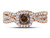 1.00 Carat (Clarity I2-I3) Enhanced Champagne Diamond Engagement Ring Wedding Set in 14K Rose Pink Gold - 08GDG110620100P-6.5