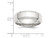 Mens Sterling Silver 7mm Bevel Edge Wedding Band Ring - 68QGG0070GM-7.5