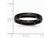 Mens or Ladies Black Plated Stainless Steel 4mm Plated Wedding Band Ring - 88QGG0310GM-6