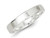 Ladies or Mens Comfort Fit 4mm Flat Wedding Band Ring in Sterling Silver - 68QGG0040GF-13.5