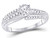 1/2 Carat (ctw I1-I2, G-H) Diamond Engagement Ring in 14K White Gold - 08GDG113623W-7