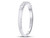 1/4 Carat (ctw G-H, I1-I2) Diamond Wedding Band Ring in 14K White Gold - 08GDG10622425W-8