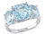 8.35 Carat (ctw) Blue Topaz Three Stone Ring in Sterling Silver - 68DLG1004245BT-8