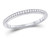 1/7 Carat (ctw H-I  I2-I3) Diamond Wedding Anniversary Band Ring in 14K White Gold - 08GDG15080215W-8