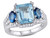 5.65 Carat (ctw) Blue Topaz Three Stone Ring in Sterling Silver - 68DLG1003487BT-9