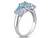 4.35 Carat (ctw) Blue Topaz Three Stone Ring in Sterling Silver - 68DLG1004246BT-9