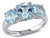 4.35 Carat (ctw) Blue Topaz Three Stone Ring in Sterling Silver - 68DLG1004246BT-8.5