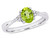 4/5 Carat (ctw) Green Peridot Ring in Sterling Silver - 68DLG1004284PD-9.5