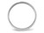 Mens or Ladies 10K White Gold 6mm Comfort Fit Wedding Band Ring - 08QGG0060CW-8