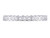 14K White Gold 1/4 Carat (ctw H-I, I1-I2) Diamond Jagged Edge Wedding Band Ring - 08GDG149167W-7