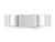 Ladies or Mens 14K White Gold 6mm Flat Comfort Fit Wedding Band Ring - 08QGG0060FM-10