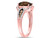 1.85 Carat (ctw) Natural Smokey Quartz Ring in 10K Rose Pink Gold with Diamonds 1/2 Carat (ctw) - 08GDG128306SQR-7