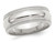 Mens Sterling Silver 8mm Double Milgrain Wedding Band Ring - 68QGG0080-9