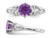 1.00 Carat (ctw) Amethyst Celtic Trinity Ring in Sterling Silver - 68QGG7039AM-8