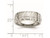 Mens Stainless Steel 8mm Brushed and Polished Band Ring - 88QGG0054GM-7