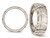 Mens Stainless Steel 8mm Brushed and Polished Band Ring - 88QGG0054GM-7