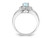 7/10 Carat (ctw) Oval-Cut Aquamarine Ring in Sterling Silver - 68QGG0012AQ-7