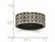 Stainless Steel Brushed Antiqued Textured Ring - 88QGG0597-7