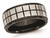 Black Plated Stainless Steel 9mm Brushed Wedding Band Ring - 88QGG053-10.5