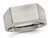 Mens Polished Stainless Steel Signet Ring - 88QGG0392-12