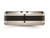 Mens 8mm Black Enamel Titanium Wedding Band Ring - 28QGG0233GM-11.5