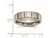 Mens Titanium Grooved 6mm Wedding Band Ring - 28QGG0323GM-13