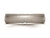 Ladies or Mens Titanium Ridged Edge 6mm Satin Wedding Band Ring - 28QGG0166GF-6.5