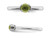 Solitaire Peridot Ring 1/2 Carat (ctw) in Sterling Silver - 68QGG00618PD-8