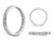 1/2 Carat (ctw H-I, I1-I2) Diamond Eternity Wedding Band Ring in 14K White Gold - 08QGG009050W-6.5