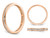 1/2 Carat (ctw H-I, I1-I2) Diamond Eternity Wedding Band Ring in 14K Rose Pink Gold - 08QGG009050R-5