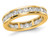 2.00 Carat (ctw H-I, I1-I2) Diamond Eternity Wedding Band Ring in 14K Yellow Gold - 08QGG0090200-8