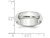 Mens or Ladies 14K White Gold 6mm Wedding Band Ring - 08QGG9060GMW-11