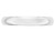 Ladies or Mens 14K White Gold 4mm Wedding Band Ring - 08QGG7040GFW-14