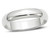 Ladies or Mens 14K White Gold 5mm Wedding Band Ring - 08QGG3050GMW-10