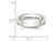 Ladies or Mens 14K White Gold 5mm Wedding Band Ring - 08QGG3050GMW-10