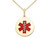 Medical Charm Pendant Necklace in 14K Yellow Gold with Chain